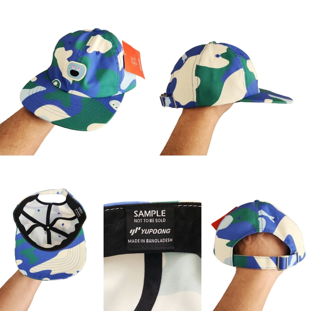 Rare Ice Cream Melting Polo Camo multicolor adjustable hat Sample New with Tags - Picture 2 of 11